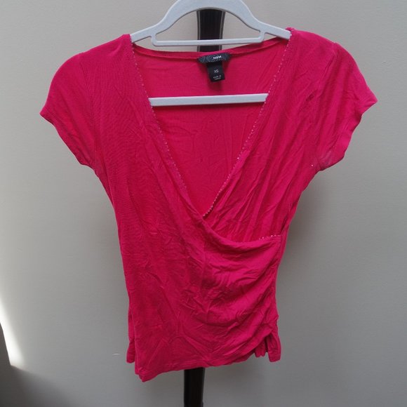 Hot Pink H&M Top - Picture 1 of 3
